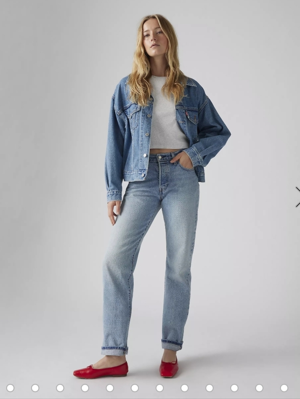 Levi's Light Blue Boyfriend Jeans